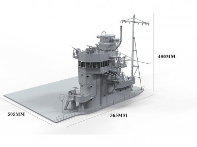 Border Model - Akagi Bridge W/Flight Deck and Nakajima B5N2 Kate Combo, 1/35, BSF-001 2