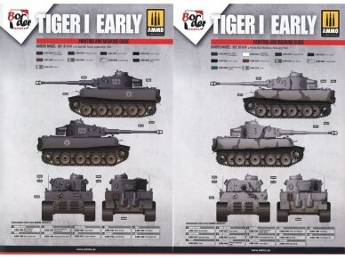 Border Model - Tiger I Initial Production s.Pz.Abt.502 Leningrad Region 1942/43 Winter, 1/35, BT-014 13