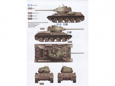 Border Model - T-34/85, Composite Turret, 112 Plant w/5 Resin Figures, Metal Gun Barrel, Workable Tracks, 1/35, BT-027 9