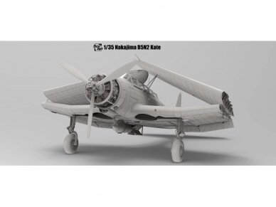 Border Model - Nakajima B5N2 Type 97 Carrier Attack Bomber "Kate" w/ Full interior, 1/35, BF-005 3