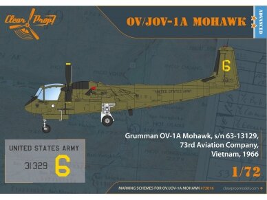 Clear Prop! - Grumman OV-1A/JOV-1A Mohawk, 1/72, CP72016 13