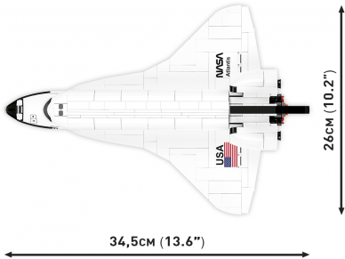 COBI - Konstruktorius Space Shuttle Atlantis, 1/100, 1930 7