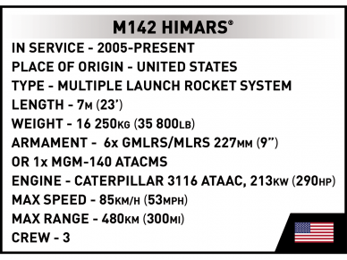 COBI - Konstruktorius M142 Himars, 1/35, 2626 12