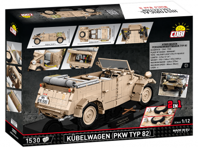 COBI - Konstruktors Kübelwagen (PKW Typ 82) - Executive Edition, 1/12, 2802 1