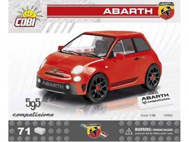 COBI - Конструктор Abarth 595 Competizione, 1/35, 24502