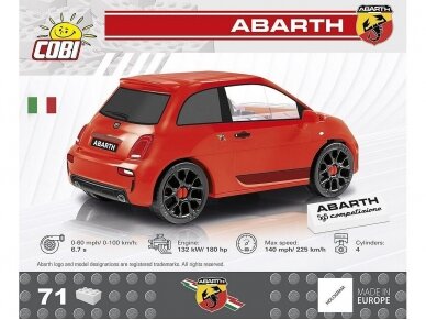 COBI - Конструктор Abarth 595 Competizione, 1/35, 24502 1