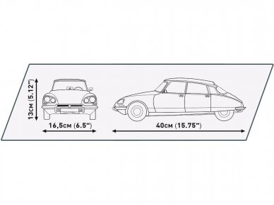 COBI - Конструктор Citroen DS 21 Pallas 1968, 1/12, 24348 9