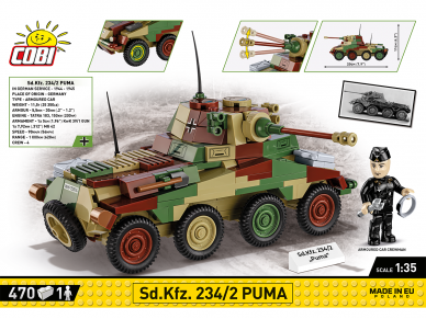 COBI - Konstruktorius Sd.Kfz. 234/2 Puma, 1/35, 2287 1