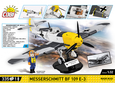 COBI - Constructor Messerschmitt Bf 109 E-3, 1/32, 5727 1