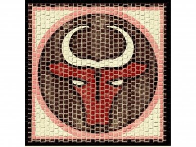 CUIT - Mosaic, Zodiac Taurus, 20x20, 2.205