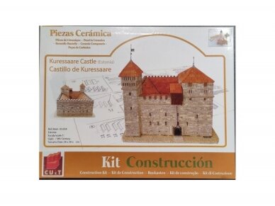 CUIT - Ceramic Building Model kit - Kuressaare Castle, (Saaremaa, Estonia) 1/160, 3.658 3