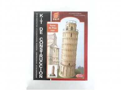 CUIT - Ceramic Building Model kit - Tower of Pisa, (Pisa, Italy) 1/165, 3.653