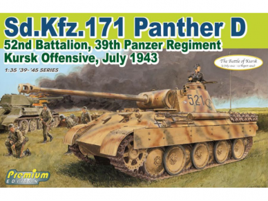 Dragon - Sd.Kfz.171 Panther D 52nd Battalion, 39th Panzer Regiment Kursk Offensive, July 1943 (Premium Edition), 1/35, 6867