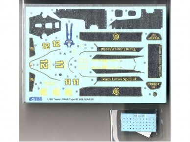 EBBRO - Team Lotus type 91 Belgian GP 1982, 1/20, 20019 5