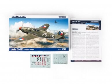 Eduard - Avia S-199 Bubble Canopy (Messerschmitt Bf 109) Weekend edition, 1/72, 7471 1