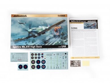 Eduard - Supermarine Spitfire Mk.XVI High Back ProfiPack Edition, 1/48, 8286 1