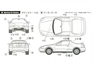 Fujimi - Honda CR-X delsol SiR, 1/24, 04734 5