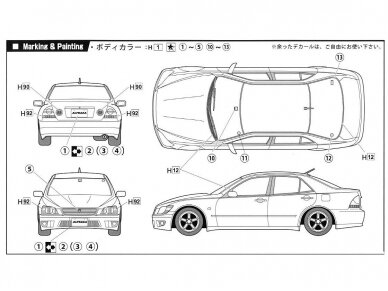 Fujimi - Toyota Altezza RS200, 1/24, 03955 5