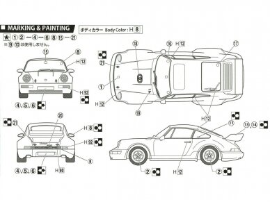 Fujimi - Porsche 911 Carerra 3.8 RSR, 1/24, 12664 9