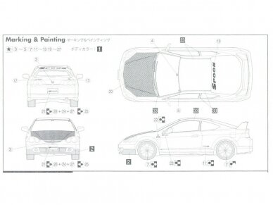 Fujimi - Honda LA-DC5 Spoon Integra Type R, 1/24, 04690 6