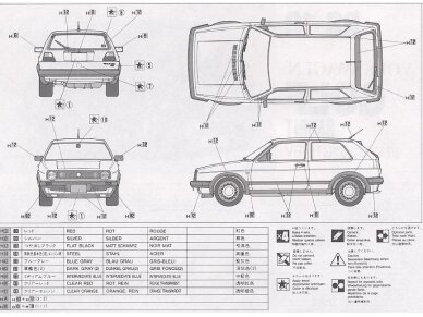 Fujimi - Volkswagen Golf II GTI 16V Rabbit, 1/24, 12675 3