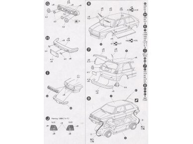 Fujimi - Volkswagen Golf II GTI 16V Rabbit, 1/24, 12675 6