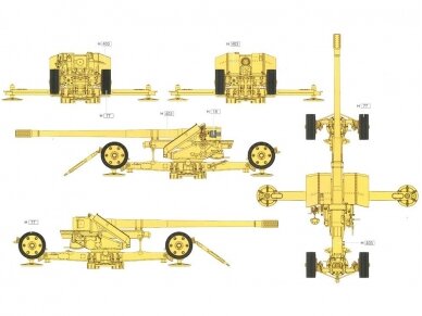 Great Wall Hobby - WWII German Krupp 12.8cm Pak 44 High Velocity Anti Tank Gun, 1/35, L3526 8