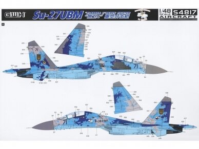 Great Wall Hobby - Ukrainian Air Force Su-27UB Digital Camouflage Limited Edition, 1/48, S4817 10