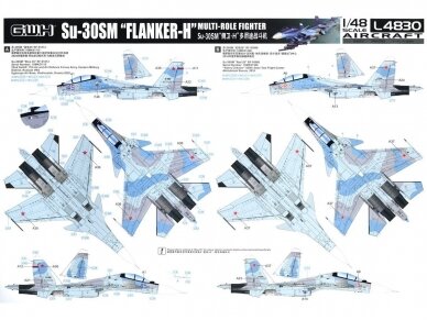 Great Wall Hobby - Su-30SM "Flanker H" Multirole Fighter Russian Air Force Multirole Fighter, 1/48, L4830 18