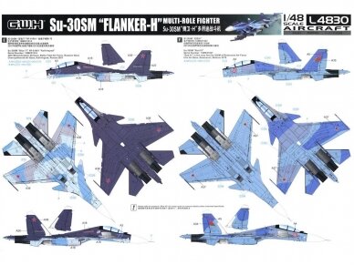 Great Wall Hobby - Su-30SM "Flanker H" Multirole Fighter Russian Air Force Multirole Fighter, 1/48, L4830 20