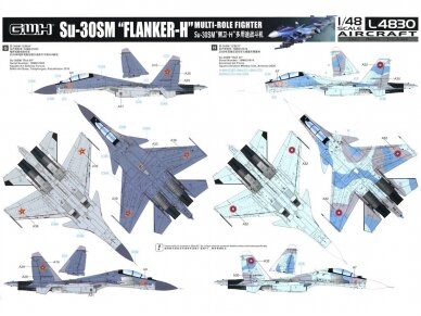 Great Wall Hobby - Su-30SM "Flanker H" Multirole Fighter Russian Air Force Multirole Fighter, 1/48, L4830 21