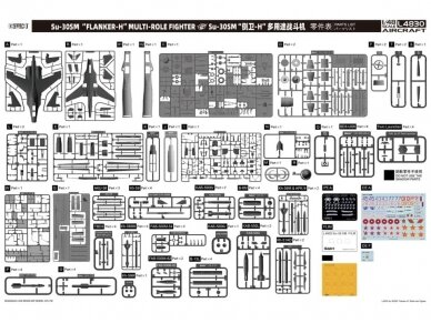 Great Wall Hobby - Su-30SM "Flanker H" Multirole Fighter Russian Air Force Multirole Fighter, 1/48, L4830 23