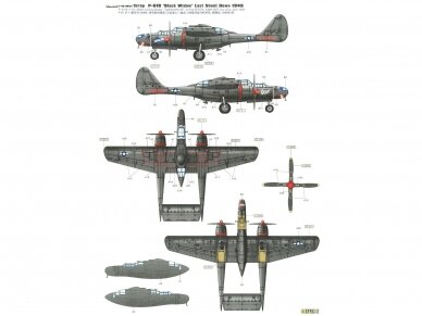 Great Wall Hobby - Northrop P-61B 'Black Widow' WWII USAAF - Last Shoot Down 1945, 1/48, L4810 9