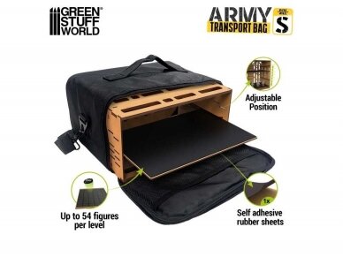 Green stuff world - Army Transport Bag - S (Figūrėlių transportavimo tašė), 12125 3