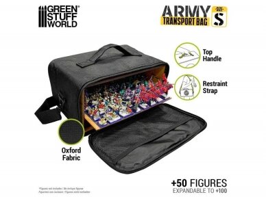 Green stuff world - Army Transport Bag - S (Figūrėlių transportavimo tašė), 12125