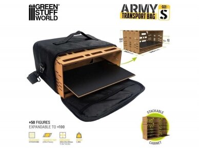 Green stuff world - Army Transport Bag - S (Figūrėlių transportavimo tašė), 12125 2