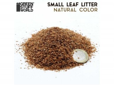 Green stuff world - Small Leaf Litter - Natural Color (sausi lapai), 13245 3