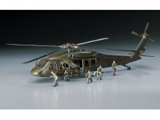 Hasegawa - UH-60A Black Hawk U.S. Army Tactical Transport Helicopter, 1/72, 00433