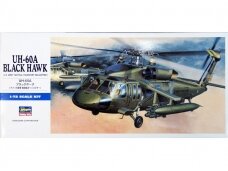 Hasegawa - UH-60A Black Hawk U.S. Army Tactical Transport Helicopter, 1/72, 00433