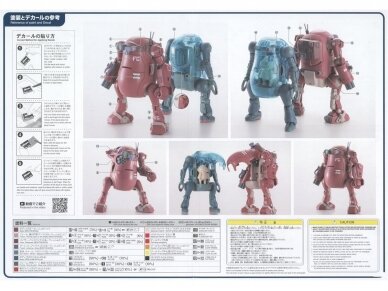 Hasegawa - Mechatro WeGo x Armored Trooper Votoms Votoms Collaboration Series Vol.2 "Brutishdog & Didilium Capsule", 1/35, 64811 12