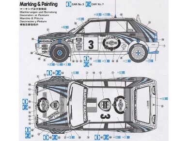 Hasegawa - Lancia Super Delta (1992 WRC Makes Champion), 1/24, 25015 5