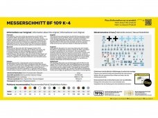 Heller - Messerschmitt Bf 109 K-4 mudeli komplekt, 1/72, 56229