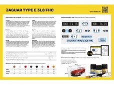 Heller - Jaguar Type E 3L8 FHC mudeli komplekt, 1/24, 56709