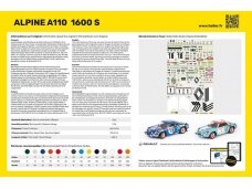 Heller - Alpine A110 1600 S mudeli komplekt, 1/24, 56745