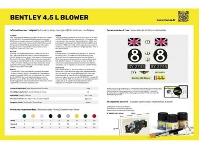 Heller - Bentley 4.5 L Blower dovanų komplektas, 1/24, 56722 1