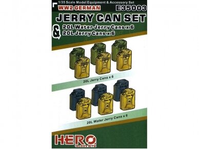 Hero Hobby Kits - WWII German Jerry Can Set, 1/35, E35003