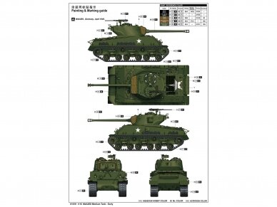 I Love Kit - M4A3E8 Medium Tank - Early, 1/16, 61619 24