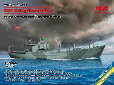 ICM - KFK Kriegsfischkutter WWII German multi-purpose boat, 1/44, S012