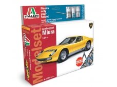 Italeri - Lamborghini Miura dovanų komplektas, 1/24, 72002