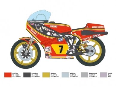 Italeri - Suzuki RG500 XR27 Team Heron - Barry Sheene 1978, 1/9, 4644 14